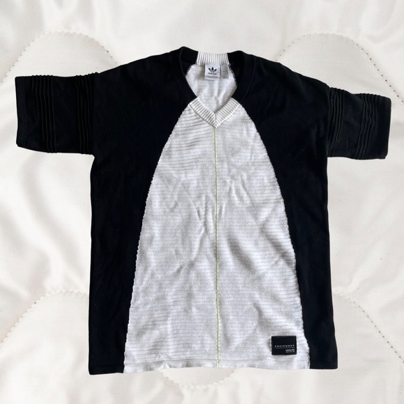 ADIDAS EQUIPMENT ribbed sweatshirt in size 10 - Picture 9 of 14